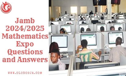 Jamb 2024/2025 Mathematics Expo